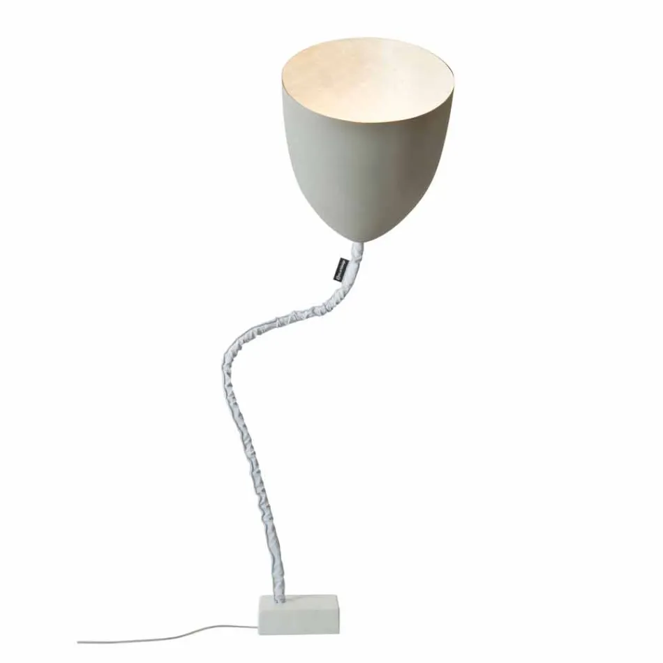 Design vloerlamp In-es.artdesign Flower Painted concrete Viadurini
