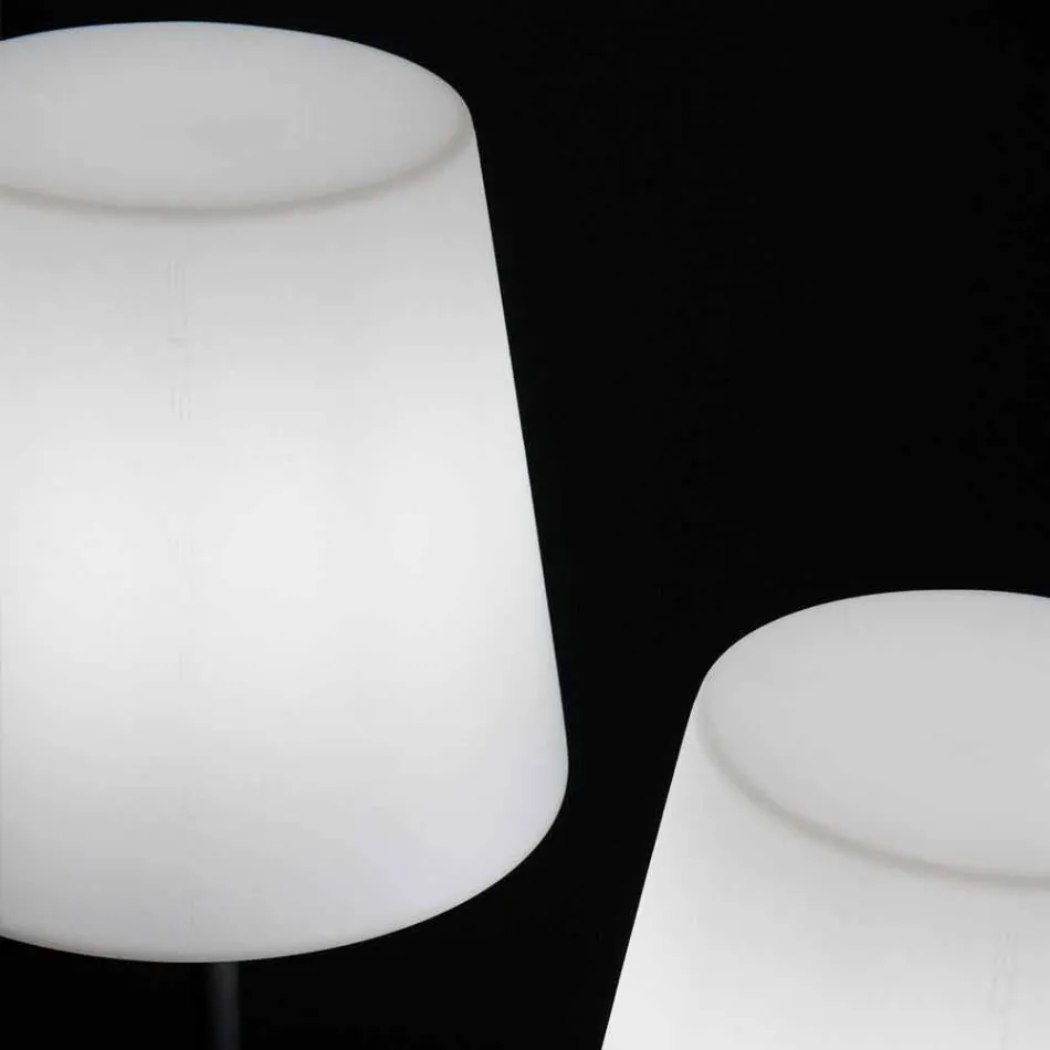 Staande lamp ontwerp Ali Baba Steel Glijbaan metaal gemaakt in Italië Viadurini