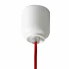 Hangende designlamp in keramiek en aluminium gemaakt in Italië, Azië Viadurini