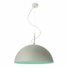 Hangende designlamp In-es.artdesign Half Moon Cement verf Viadurini