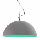 Hangende designlamp In-es.artdesign Half Moon Cement verf Viadurini