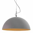 Hangende designlamp In-es.artdesign Half Moon Cement verf Viadurini