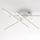 Elegante lamp van glas en metaal, gemaakt in Italië, voor verfijnde interieurs - Idra Viadurini