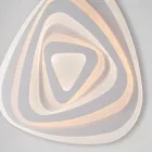 Elegante lamp van glas en metaal, gemaakt in Italië, voor verfijnde interieurs - Rigel Viadurini