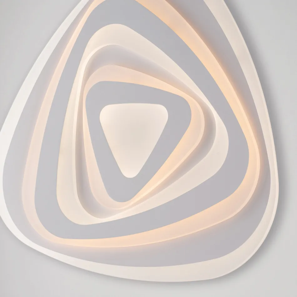 Elegante lamp van glas en metaal, gemaakt in Italië, voor verfijnde interieurs - Rigel Viadurini