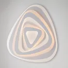 Elegante lamp van glas en metaal, gemaakt in Italië, voor verfijnde interieurs - Rigel Viadurini