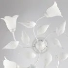 Elegante lamp van glas en metaal, gemaakt in Italië, voor verfijnde interieurs – Sirio Viadurini