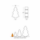 Decoratieve buitenlamp Slide Lightree kerstboom gemaakt in Italië Viadurini