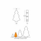 Decoratieve buitenlamp Slide Lightree kerstboom gemaakt in Italië Viadurini