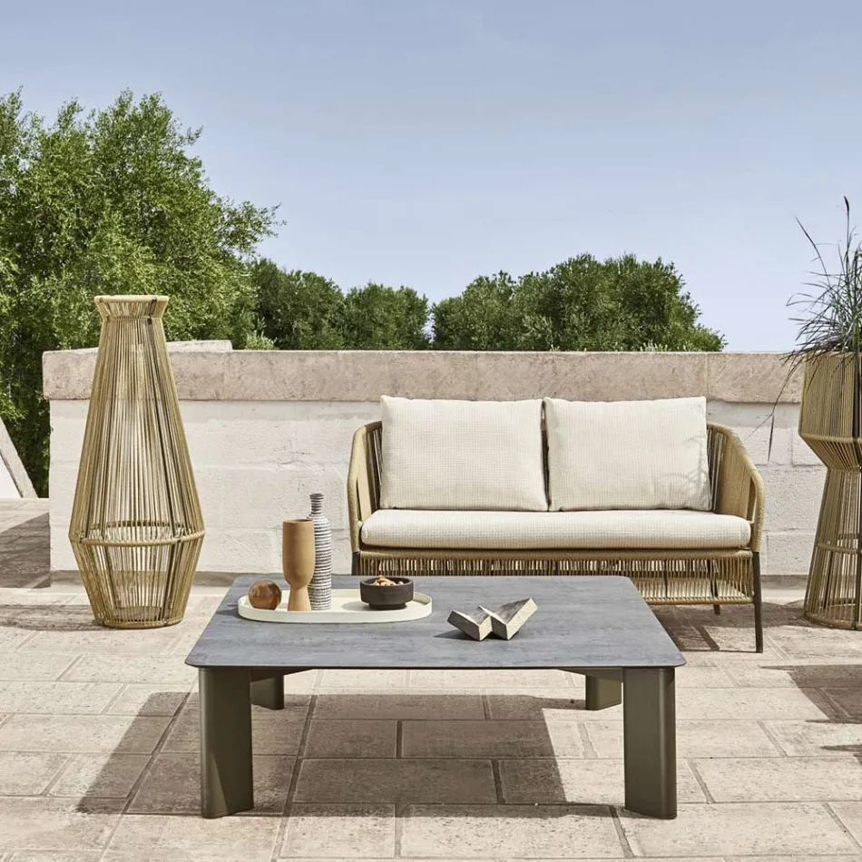 Tuinlamp in aluminium en vezel Made in Italy - Cricket van Varaschin Viadurini