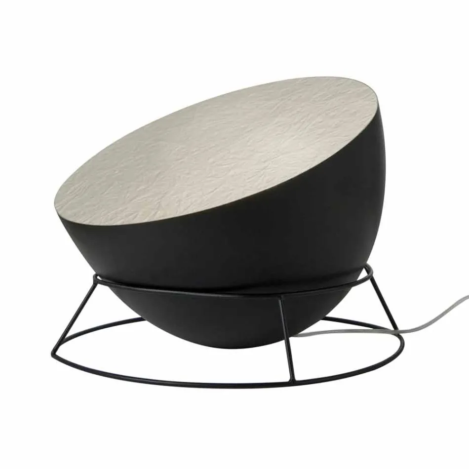 In-es.artdesign H2o F gekleurde stalen en nebuliet vloerlamp Viadurini