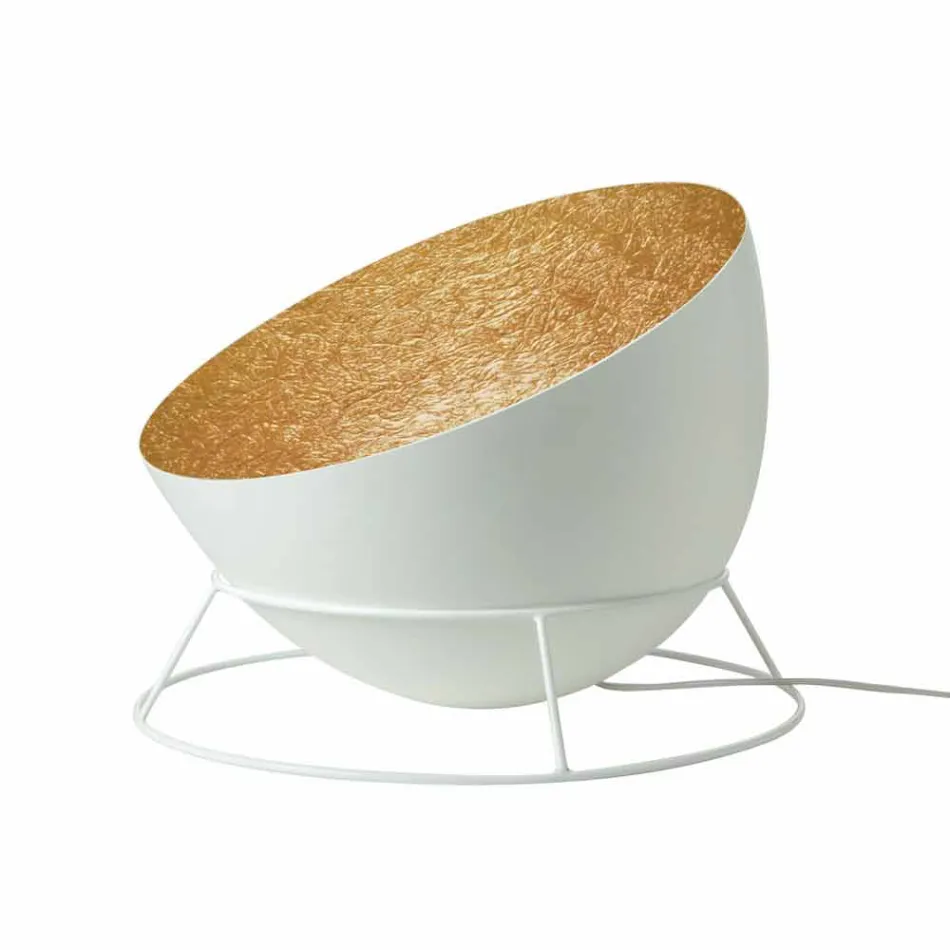 In-es.artdesign H2o F gekleurde stalen en nebuliet vloerlamp Viadurini