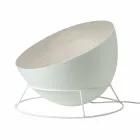 In-es.artdesign H2o F gekleurde stalen en nebuliet vloerlamp Viadurini