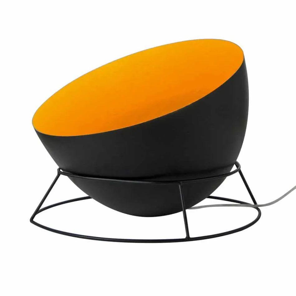 In-es.artdesign H2o F gekleurde stalen en nebuliet vloerlamp Viadurini