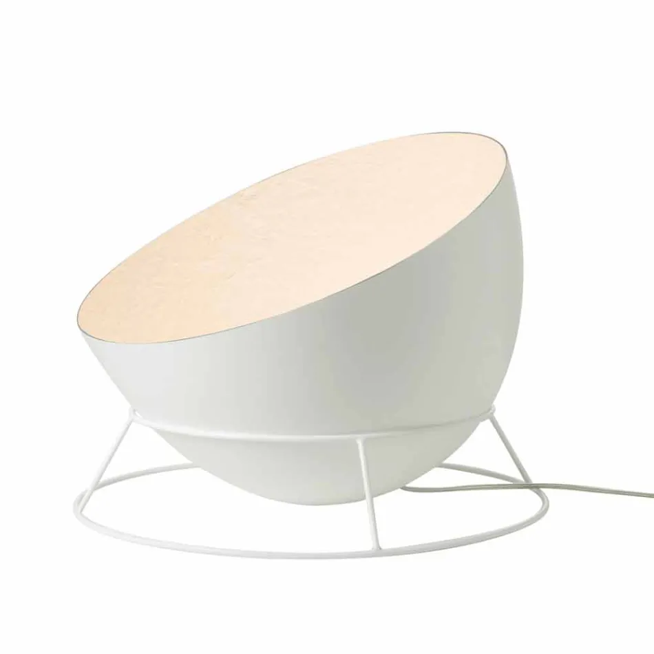 In-es.artdesign H2o F gekleurde stalen en nebuliet vloerlamp Viadurini