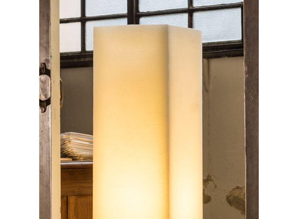 Hoogwaardige waslamp met gekrast effect, gemaakt in Italië - Dalila Viadurini