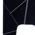 Grilli Zarafa maakte Italië massief houten nachtkastje / tafellamp Viadurini