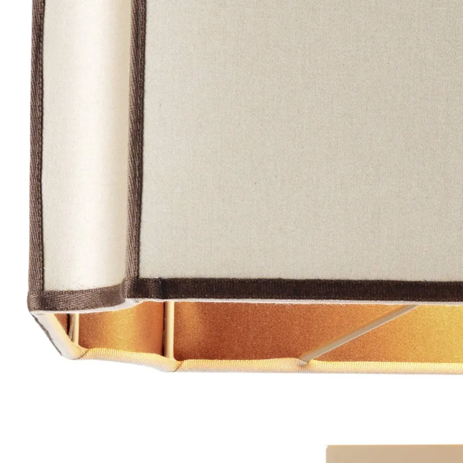 Grilli Zarafa maakte Italië massief houten nachtkastje / tafellamp Viadurini