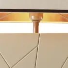 Grilli Zarafa maakte Italië massief houten nachtkastje / tafellamp Viadurini