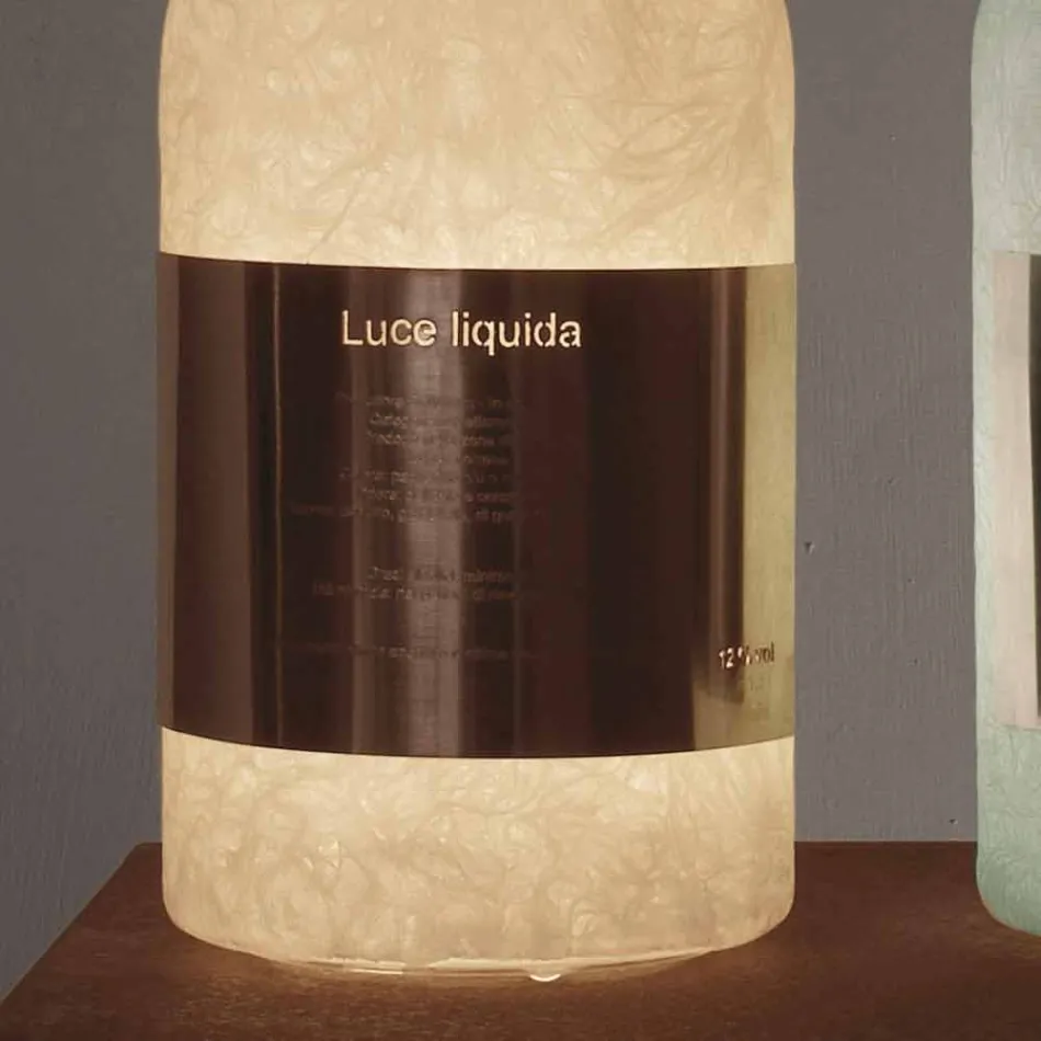 Tafellamp in gekleurde nebulite In-es.artdesign Luce Liquid1 Viadurini