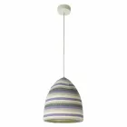 Hanglamp Nebulite en wol In.es.artdesign Flower Stripe Viadurini