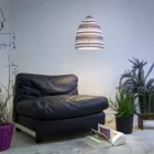 Hanglamp Nebulite en wol In.es.artdesign Flower Stripe Viadurini