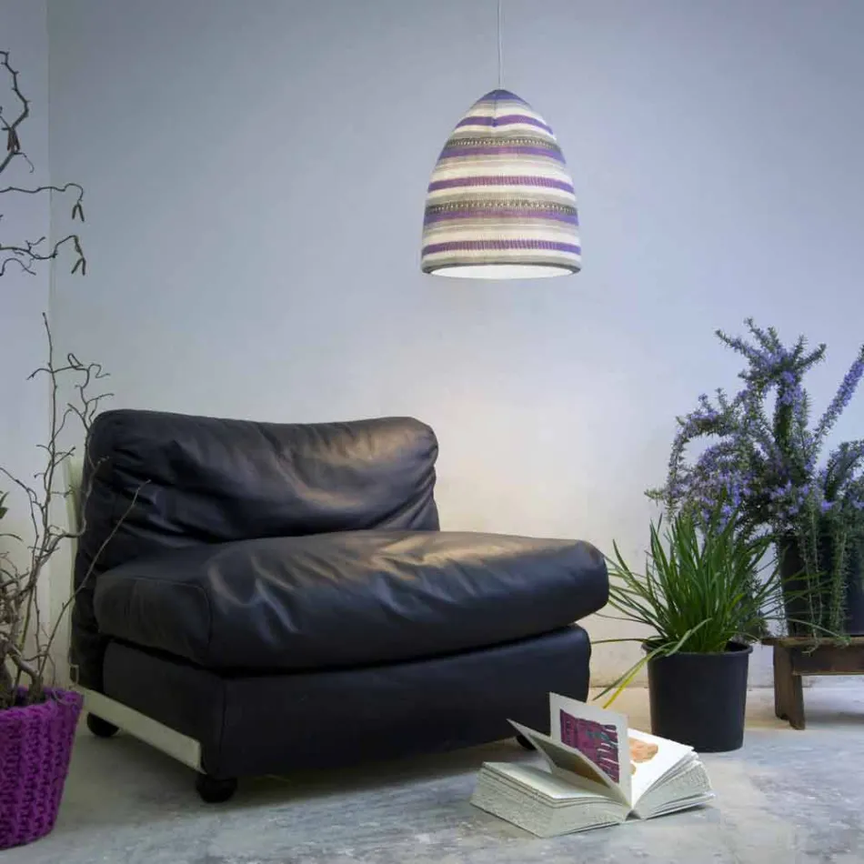 Hanglamp Nebulite en wol In.es.artdesign Flower Stripe Viadurini