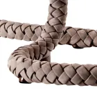 Grilli Snake stof en tafellamp gemaakt in Italië Viadurini