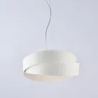 Glazen en metalen lamp, ideaal om je interieur stijlvol mee te decoreren – Nebula Viadurini