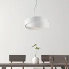 Glazen en metalen lamp, ideaal om je interieur stijlvol mee te decoreren – Nebula Viadurini