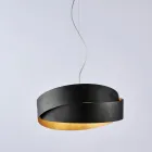Glazen en metalen lamp, ideaal om je interieur stijlvol mee te decoreren – Nebula Viadurini