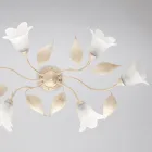 Gemaakt in Italië, glazen en metalen lamp voor stijlvolle interieurs – Sirio Viadurini