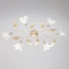 Gemaakt in Italië, glazen en metalen lamp voor stijlvolle interieurs – Sirio Viadurini