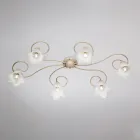 Gemaakt in Italië, glazen en metalen lamp voor verfijnde interieurs – Cometa Viadurini