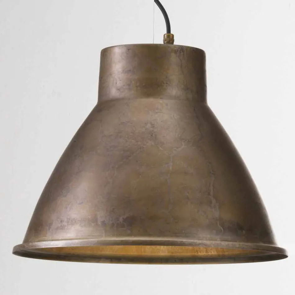Industriële lamp in ijzer opschorting Loft Media Il Fanale Viadurini