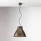 Industriële lamp in ijzer opschorting Loft Media Il Fanale Viadurini