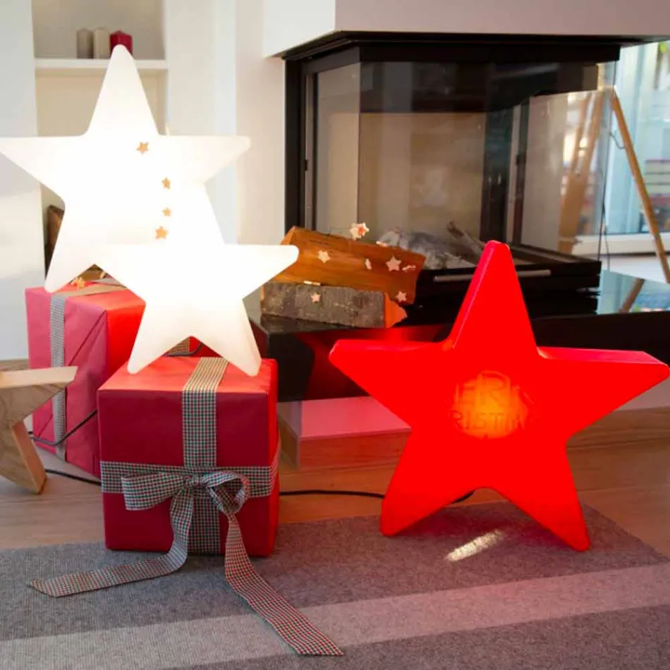 Witte, rode of groene led-, zonne- of E27-lamp voor binnen of buiten - Natalestar Viadurini