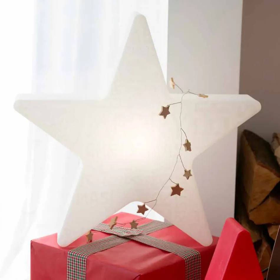 Witte, rode of groene led-, zonne- of E27-lamp voor binnen of buiten - Natalestar Viadurini