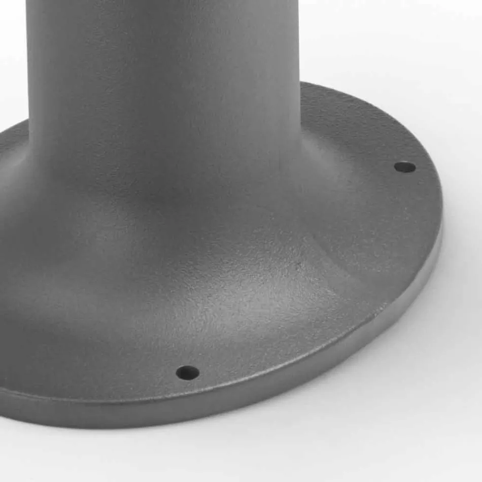 Led-tuinlamp in grijs of bruin gietijzeren ontwerp - Bitta van Il Fanale Viadurini