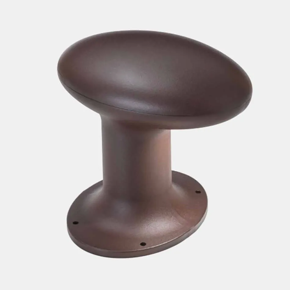 Led-tuinlamp in grijs of bruin gietijzeren ontwerp - Bitta van Il Fanale Viadurini