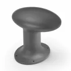 Led-tuinlamp in grijs of bruin gietijzeren ontwerp - Bitta van Il Fanale Viadurini