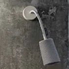 Moderne wandlamp In-es.artdesign Verf A Streep Nebulite en wol Viadurini