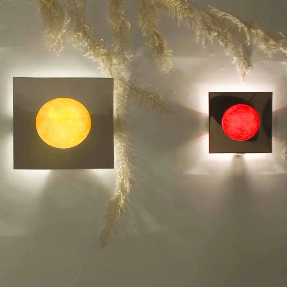 Moderne wandlamp In-es.artdesign Washmachine in nebulite Viadurini