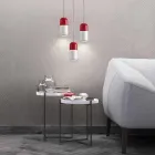 Moderne hanglamp in twee kleuren keramiek gemaakt in Italië, Azië Viadurini