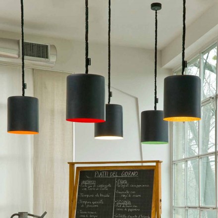 Moderne hanglamp In-es.artdesign Bin Resin-schoolbord Viadurini