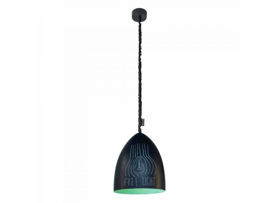 Moderne hanglamp In-es.artdesign Flower S Resin schoolbord Viadurini