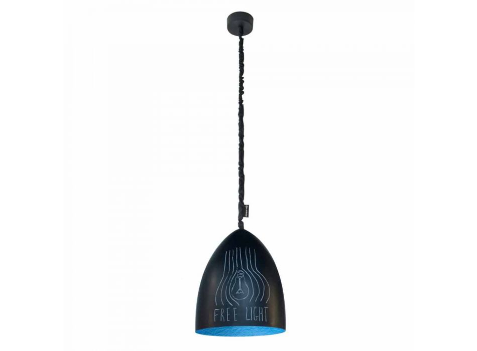 Moderne hanglamp In-es.artdesign Flower S Resin schoolbord Viadurini