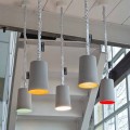 Moderne hanglamp In-es.artdesign Verf Geschilderd beton