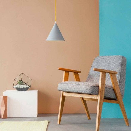 Moderne hanglamp In-es.artdesign Pop 2 lapreen gekleurd Viadurini