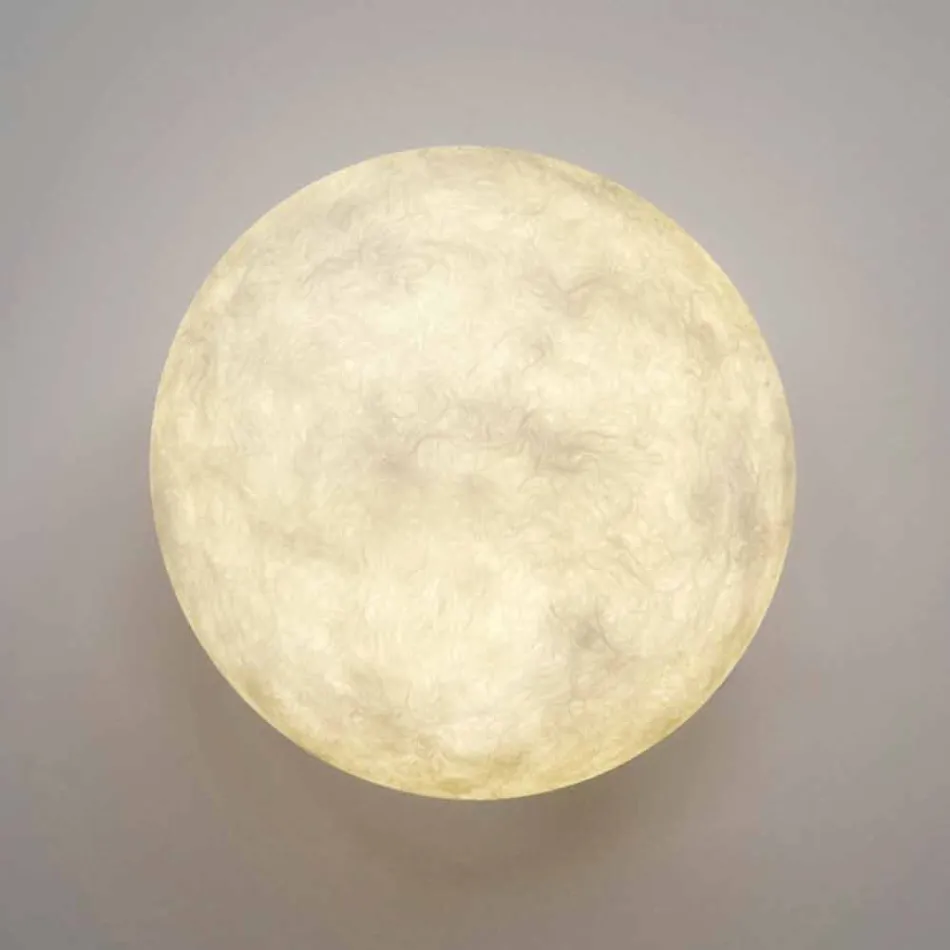 Moderne wandlamp In-es.artdesign A. Moon in Nebulite Viadurini